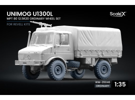 Набір коліс для Unimog U1300L MPT 80 від Revell ScaleX WM-35046