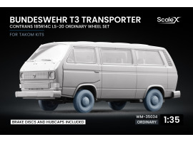 Набір коліс Contrans LS-20 для Bundeswehr T3 від Takom ScaleX WM-35034