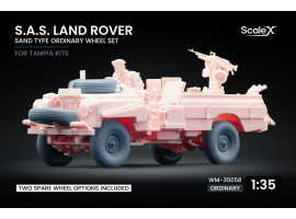 Набір коліс Sand Type для S.A.S. Land Rover від Tamiya ScaleX WM-35058