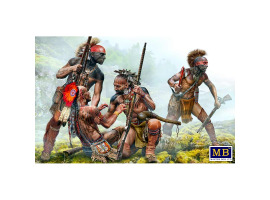 обзорное фото «Защитный круг». серия индейских войн, xviii век. набор № 1 Фигуры 1/35