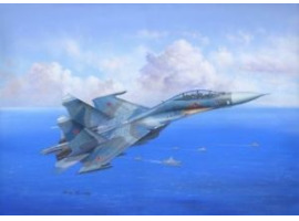 обзорное фото Збірна модель винищувача Su-27UB Flanker C Літаки 1/48