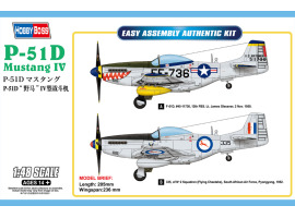 Сборная модель 1/48 Американский истребитель P-51D Mustang IV Fighter HobbyBoss HB85806