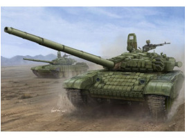 обзорное фото Збірна модель танка T-72B1 MBT with Kontakt-1 reactive armour Бронетехніка 1/16