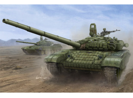 Сборная модель 1/16 Танк T-72B1 С реактивной броней Контакт-1 Трумпетер 00925