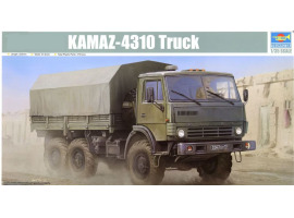 обзорное фото Збірна модель 1/35 Вантажівка KamAZ-4310 Trumpeter 01034 Автомобілі 1/35