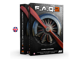 обзорное фото Книга F.A.Q. 2 Масштабне моделювання літаків від Daniel Zamarbid's AK-Interactive 644 Навчальна література