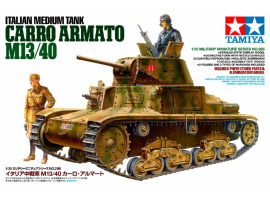 обзорное фото Scale model 1/35 tank Carro Armato M13/40 Tamiya 35296 Armored vehicles 1/35