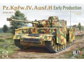 обзорное фото Збірна модель 1/35 Pz. Kpfw. IV Ausf. H Раннє виробництво Takom 8019 Бронетехніка 1/35
