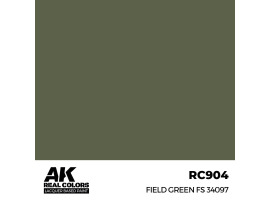 Акриловая краска на спиртовой основе Field Green / Зеленое-поле FS 34097 АК-интерактив RC904