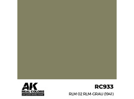 Акриловая краска на спиртовой основе RLM 02 RLM-Grau (1941) АК-интерактив RC933