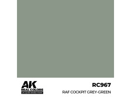 Акриловая краска на спиртовой основе RAF Cockpit Grey-Green / Серо-зеленый АК-интерактив RC967