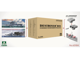 обзорное фото Збірна модель 1/350 Набір Китайський есмінець типу 07 - клас "Аньшань" + радянський есмінець PR.7 "Гремящий" - клас "Гневний" (1942) + пускова установка і ракета SY-1 Takom 6018W Флот 1/350