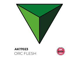 обзорное фото Acrylic paint ORC FLESH QUICK GEN COLOR AK-interactive AK 17023 QUICK GEN COLOR