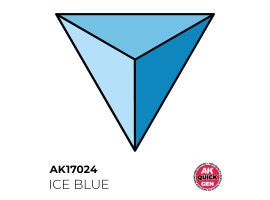 обзорное фото Acrylic paint ICE BLUE QUICK GEN COLOR AK-interactive AK 17024 QUICK GEN COLOR