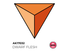 обзорное фото Acrylic paint DWARF FLESH QUICK GEN COLOR AK-interactive AK 17032 QUICK GEN COLOR