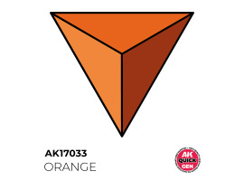обзорное фото Acrylic paint ORANGE QUICK GEN COLOR AK-interactive AK 17033 QUICK GEN COLOR