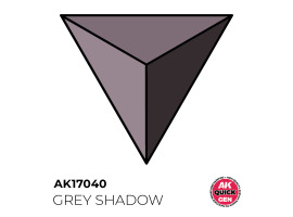 обзорное фото Acrylic paint GREY SHADOW QUICK GEN COLOR AK-interactive AK 17040 QUICK GEN COLOR