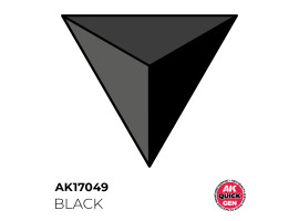 обзорное фото Acrylic paint BLACK QUICK GEN COLOR AK-interactive AK 17049 QUICK GEN COLOR
