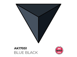 обзорное фото Acrylic paint BLUE BLACK QUICK GEN COLOR AK-interactive AK 17051 QUICK GEN COLOR