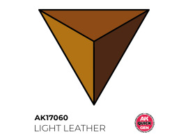 обзорное фото Acrylic paint LIGHT LEATHER QUICK GEN COLOR AK-interactive AK 17060 QUICK GEN COLOR