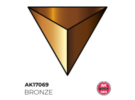 обзорное фото Acrylic paint BRONZE (metallic) QUICK GEN COLOR AK-interactive AK 17069 QUICK GEN COLOR