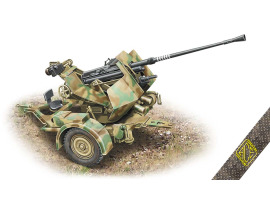 обзорное фото Збірна модель 1/72 3,7 см зенітна зброя Flak. 36 з допоміжним шасі Sd.Ah.52 ACE 72570 Артилерія 1/72