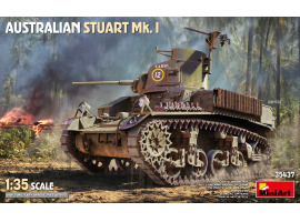 обзорное фото Збірна модель 1/35 Австралійський танк Стюарт Мк. I MiniArt 35437 Бронетехніка 1/35