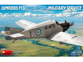 обзорное фото Збірна модель 1/48 Літак Junkers F13 - Середнього виробництва для військової служби MiniArt 48011 Літаки 1/48