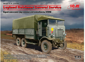 Buildable model of a British WWII truck