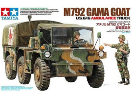 обзорное фото Збірна модель 1/35 Американський санітарний автомобіль 6x6 M792 Gama Goat Tamiya 35342 Автомобілі 1/35