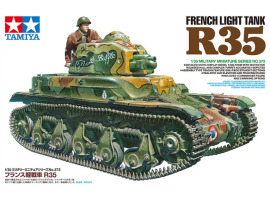 обзорное фото Збірна модель 1/35 Французький легкий танк Р35 Tamiya 35373 Бронетехніка 1/35