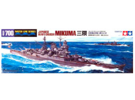 обзорное фото Збірна модель 1/700 Японський важкий крейсер "Mikuma" Tamiya 31342 Флот 1/700