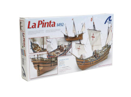 обзорное фото Деревянная модель корабля в масштабе 1:65 Каравелла Ла Пинта Корабли