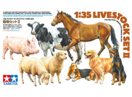 Scale model 1/35 Livestock Set II Tamiya 35385