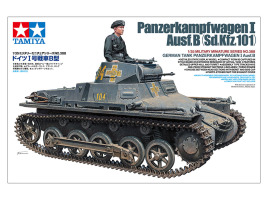 Scale model 1/35 German tank Panzerkampfwagen I Ausf.B (Sd.Kfz.101) Tamiya 35388