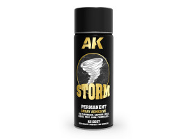 обзорное фото Клей аерозольний постійної фіксації STORM, 400 мл AK-Interactive AK AK12037 Клей