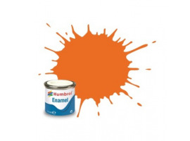 обзорное фото Оранжевая глянцевая Эмалевые краски