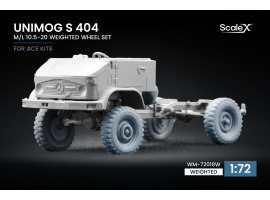 Набор колес (с деформацией) для Unimog S 404 M/L 10.5-20 от ACE ScaleX WM-72018W