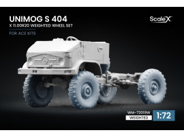 Набор колес (с деформацией) для Unimog S 404 X 11.00R20 от ACE ScaleX WM-72019W