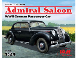 обзорное фото Немецкий пассажирский автомобиль II MB, Opel Admiral Saloon Автомобили 1/24