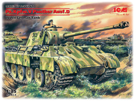 Scale model 1/35 German tank Pz.Kpfw.V Panther Ausf.D ICM35361
