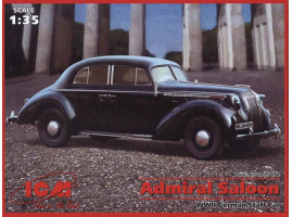 обзорное фото Admiral Sedan, German passenger car II MB Cars 1/35