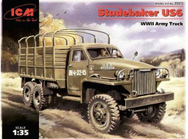 обзорное фото Studebaker US6, army truck Cars 1/35