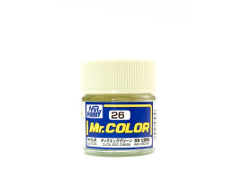 обзорное фото Duck Egg Green semigloss, Mr. Color solvent-based paint 10 ml. / Качине яйце зелене напівматове Нітрофарби