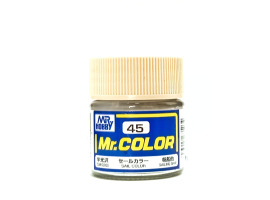 обзорное фото Sail Color semigloss, Mr. Color solvent-based paint 10 ml / Парусный полуглянцевый Нитрокраски