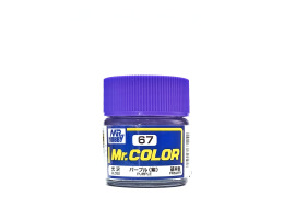 обзорное фото Purple gloss, Mr. Color solvent-based paint 10 ml / Фіолетовий глянсовий Нітрофарби