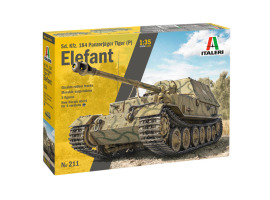Сборная модель 1/35 САУ ELEFANT Sd. Kfz.184 Panzerjager Tiger (P) Italeri 0211