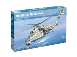 Сборная модель 1/72 Вертолет Ми-24П / Ми-35П Италери 1432