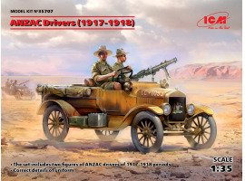обзорное фото ANZAC Drivers (1917-1918) 2 figures Фигуры 1/35