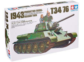 Scale model 1/35 Soviet Tank T34/76 Tamiya 35059